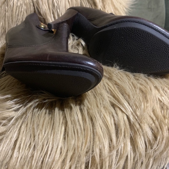 Brown Leather Booties - Picture 5 of 5